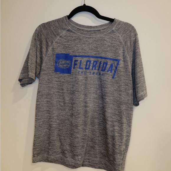Fanatics Gray and Blue Florida Short Sleeve Tee - Picture 1 of 4